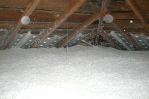 Attic Insulation inspected during roof inspection 